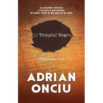 Templul negru - Adrian Onciu