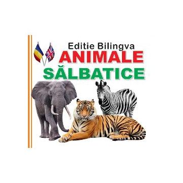 Animale salbatice pliant (editie bilingva)