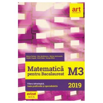 Matematica M3. Bacalaureat 2019. Filiera tehnologica - Marius Perianu, Dinu Serbanescu