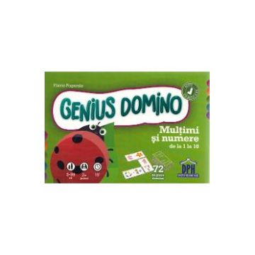 Genius Domino. Multimi si numere de la 1 la 10 - Flavio Fogarolo