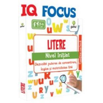 IQ Focus - Litere. Nivel initiat 5-6 ani