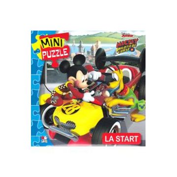 Disney Junior. Mini puzzle: Mickey si pilotii de curse - La start