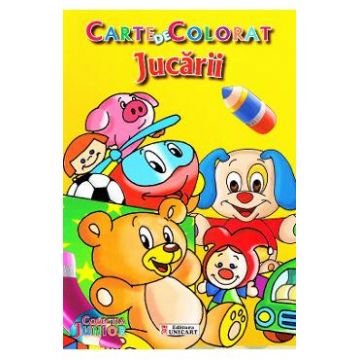 Jucarii - Carte de colorat
