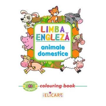 Limba engleza: Animale domestice (Colouring Book)