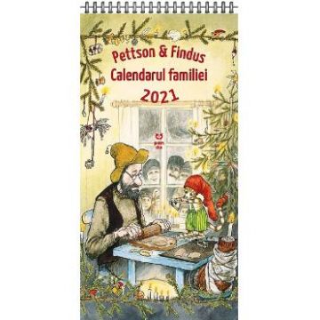 Pettson si Findus. Calendarul familiei 2021 - Sven Nordqvist