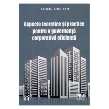 Aspecte teoretice si practice pentru o guvernanta corporativa eficienta - Florin Boghean