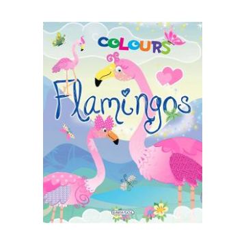 Flamingos colours: Bleu