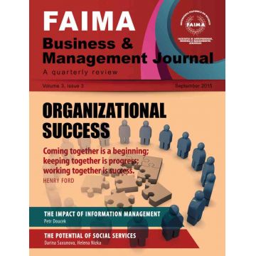 FAIMA Business & Management Journal – volume 3, issue 3, September 2015
