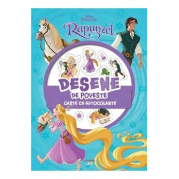 Disney Printese: Rapunzel. Desene de poveste. Carte cu autocolante