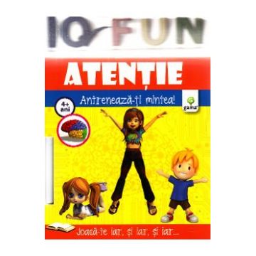 Iq Fun - Atentie - Antreneaza-ti mintea! 4+ ani