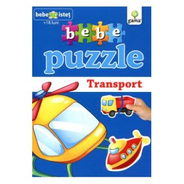 Bebe Puzzle +18 Luni - Transport