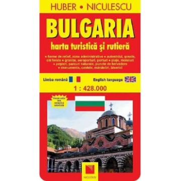 Bulgaria - Harta turistica si rutiera