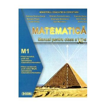Manual matematica clasa a 11-a, M1 - Gabriela Streinu-Cercel, Gabriela Constantinescu, Gabriela Oprea