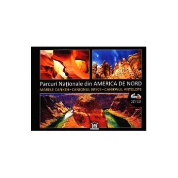 Parcuri nationale din America de Nord 2D+3D + ochelari