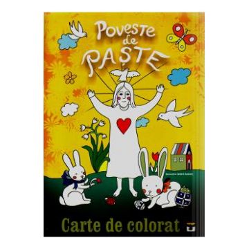 Poveste de Paste - Carte de colorat