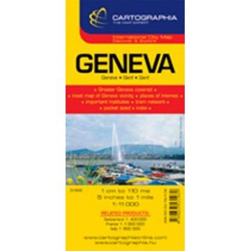 Geneva - Harta turistica si rutiera