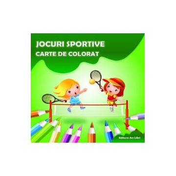 Jocuri sportive - Carte de colorat