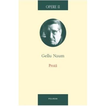 Opere II: Proza - Gellu Naum
