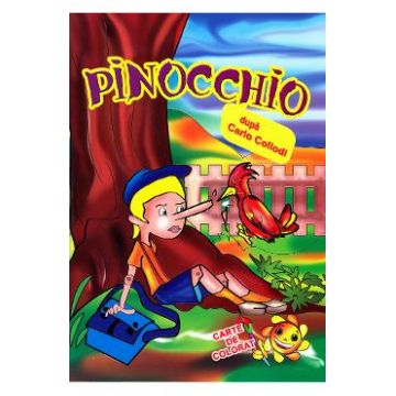 Pinocchio - Carte de colorat