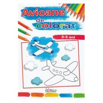 Avioane de colorat