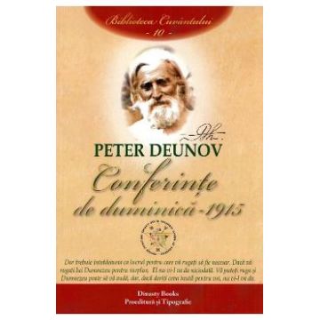 Conferinte de duminica 1915 Vol. 10 - Peter Deunov