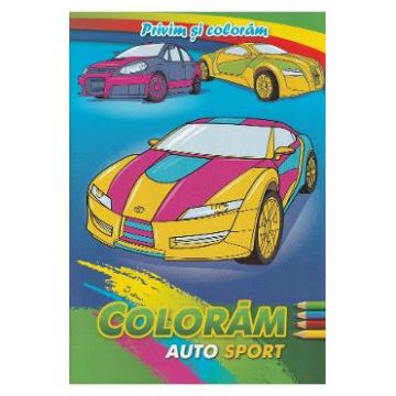 Coloram auto sport. Privim si coloram