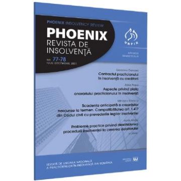Phoenix. Revista de insolventa. Nr.77-78 Iulie-Decembrie 2021