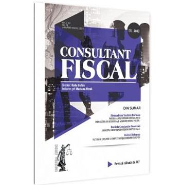 Revista Consultant fiscal Nr.1/2022 Ianuarie-Martie