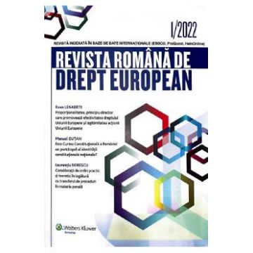 Revista romana de drept european Nr.1/2022