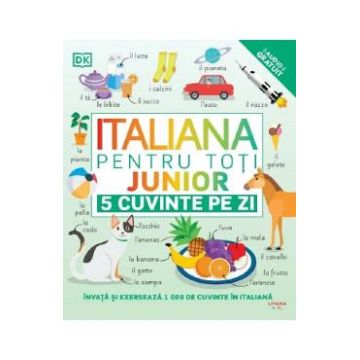 Italiana pentru toti: Junior. 5 cuvinte pe zi