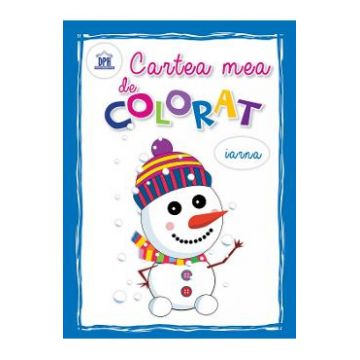 Cartea mea de colorat: Iarna