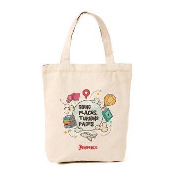 Sacosa eco bumbac - Going places, turning pages