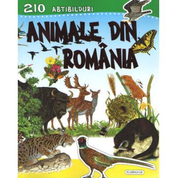 Animale din România. 206 abțibilduri