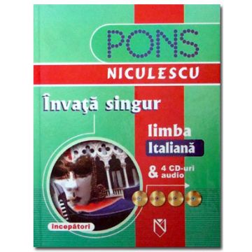Invata singur limba italiana (contine 4 CD-uri audio)