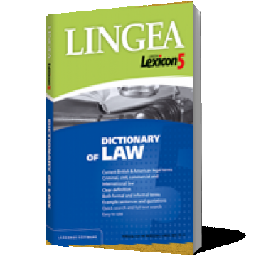 Lingea Lexicon 5 - Dictionary of Law CD-ROM