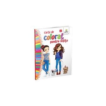 Carte colorat pentru fetite editia 2018
