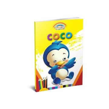 Carte de colorat Coco