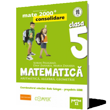 Mate 2000 - Consolidare. Algebra, geometrie. Clasa a V-a. Partea a II-a