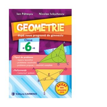 Geometrie. Dupa noua programa de gimnaziu. Clasa a VI-a