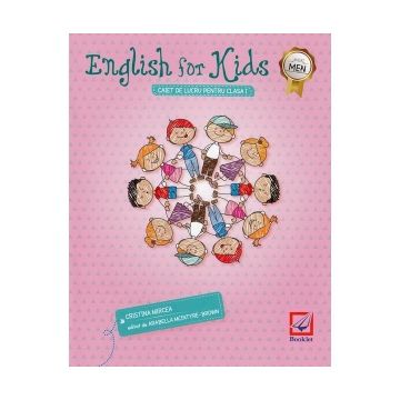 English for kids - caiet de lucru pentru clasa intai (editie alb-negru)