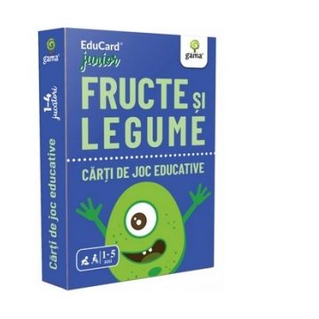 Carti de joc educative - Fructe si legume