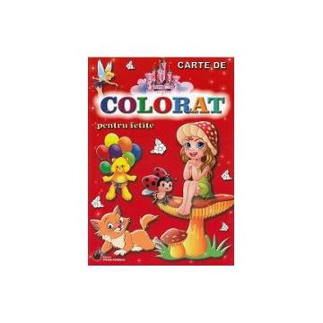 Carte de colorat pentru fetite, Editura Steau Nordului