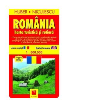 Romania. Harta turistica si rutiera