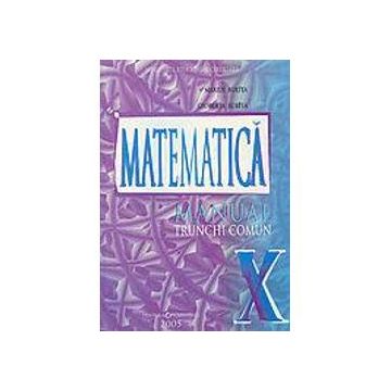 Matematica manual pentru clasa a X-a trunchi comun