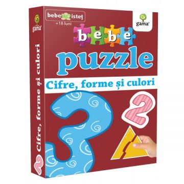 Cifre, forme și culori - Bebe Puzzle