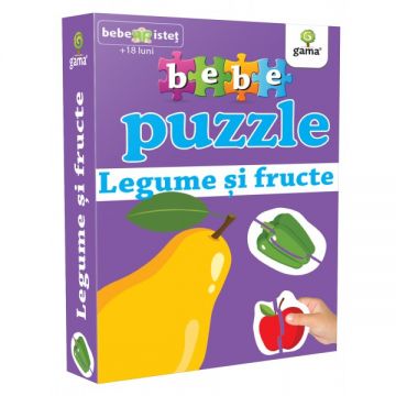Legume și fructe - Bebe Puzzle
