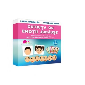 Cutiuta cu emotii jucause - materiale pentru dezvoltarea Inteligentei Emotionale la copii (3+ ani) [Precomanda]