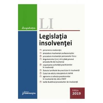 Legislatia insolventei Act. 17.09.2019