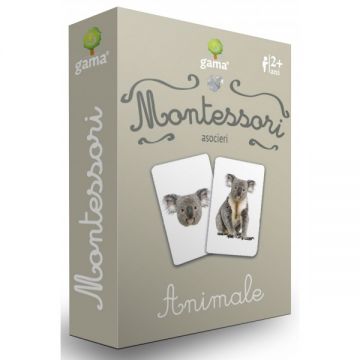 Animale - Cărţi de joc Montessori