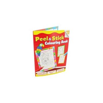 PEEL & STICK COLOURING BOOK